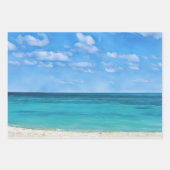 Ocean Beach Lover Nature Wrapping Craft Paper ラッピングペーパーシート (正面3)
