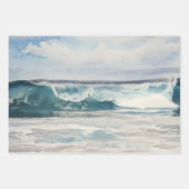 Ocean Beach Lover Nature Wrapping Craft Paper ラッピングペーパーシート (正面2)