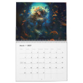 Ocean Beasts & Legends – 2026 Calendar カレンダー (3月 2027)