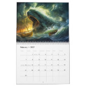 Ocean Beasts & Legends – 2026 Calendar カレンダー (2月 2027)