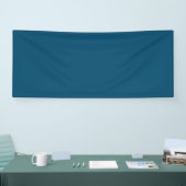 Ocean Blue #00486B, Beetle Green Vinyl Banner 横断幕 (トレードショー)