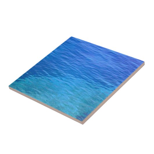 Ocean blue water waves タイル (側面)