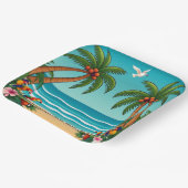 "Ocean Breeze Bliss" ペーパープレート (傾斜あり)