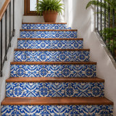 Ocean Breeze Ceramic Watercolor Blue Mosaic タイル