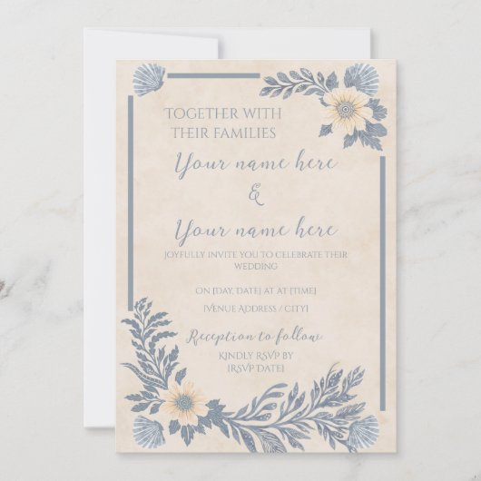 Ocean Breeze Invitation 招待状 (正面)