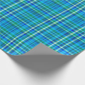 Ocean Breeze Plaid ラッピングペーパー (角)