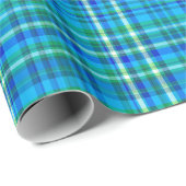 Ocean Breeze Plaid ラッピングペーパー (ロールコーナー)