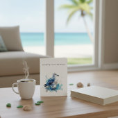 Ocean Breeze: Watercolor Seagull シーズンポストカード