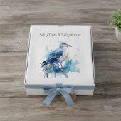 Ocean Breeze: Watercolor Seagull トライブレンドＴシャツ