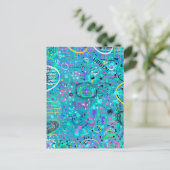 Ocean Bubbles: Maximalist Art ポストカード (スタンド正面)