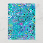 Ocean Bubbles: Maximalist Art ポストカード (正面)