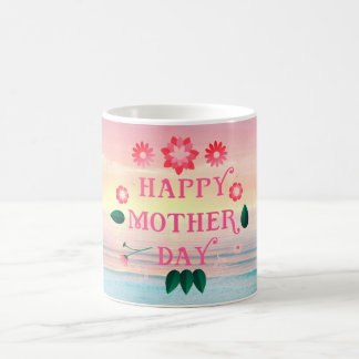 Ocean Calm Happy Mother's Day コーヒーマグカップ