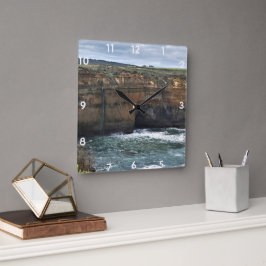 Ocean Carved Wonders スクエア壁時計