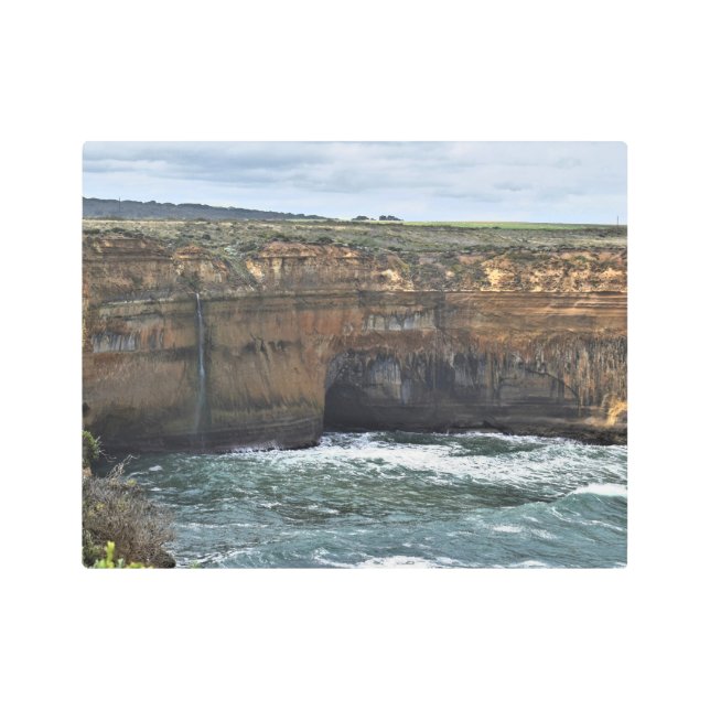 Ocean Carved Wonders メタルプリント (正面)