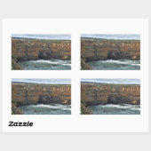 Ocean Carved Wonders 長方形シール (シート)