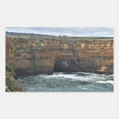 Ocean Carved Wonders 長方形シール (正面)