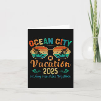 Ocean City Beach Vacation 2025 Friends Family Summ カード