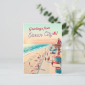 Ocean City, New Jersey – Boardwalk Views ポストカード (スタンド正面)