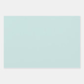 Ocean Colours Plain Green in Three Light Tones ラッピングペーパーシート (正面)