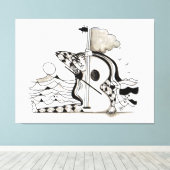 OCEAN CONCERT FOR SOFIA  キャンバスプリント (インサイチュ (ウッドフロア))