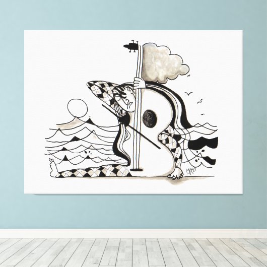 OCEAN CONCERT FOR SOFIA  キャンバスプリント (インサイチュ (ウッドフロア))