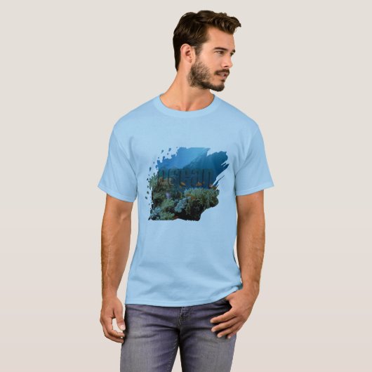 Ocean Depth – The Beauty Beneath the Surface Tシャツ (正面フル)