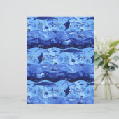 Ocean Depth Zones - Marine Animals Scrapbook Paper (スタンド正面)