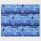 Ocean Depth Zones - Undersea Animals L ラッピングペーパー (フラット)