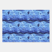 Ocean Depth Zones - Undersea Animals Set of Three  ラッピングペーパーシート (正面)