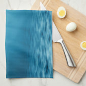 Ocean Depths Blue Underwater with Sun Rays キッチンタオル (四つ折り)