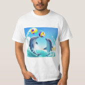 Ocean Dolphins T-shirt Tシャツ (正面)