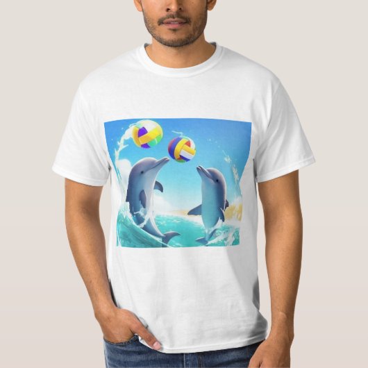 Ocean Dolphins T-shirt Tシャツ (正面)
