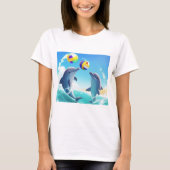 Ocean Dolphins T-shirt Tシャツ (正面)