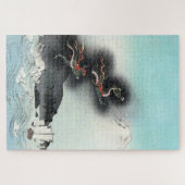 Ocean Dragon Rising to Mt. Fuji HOKUSAI Ukiyo-e ジグソーパズル (横)