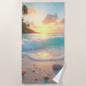 Ocean Dream Serenity Beach Towels ビーチタオル (正面)