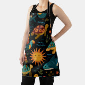 Ocean Drift All-Over Print Apron Gift エプロン (インサイチュ)