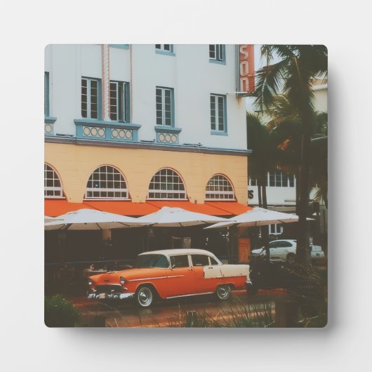 Ocean Drive, South Beach, Miami フォトプラーク (正面)