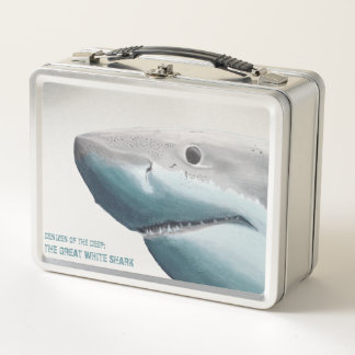 Ocean Explorer Lunch Box – The Great White Shark メタルランチボックス