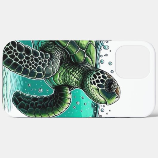 🌊 Ocean Explorer Sea Turtle 🐢 Case-Mate iPhoneケース (裏面 (横))