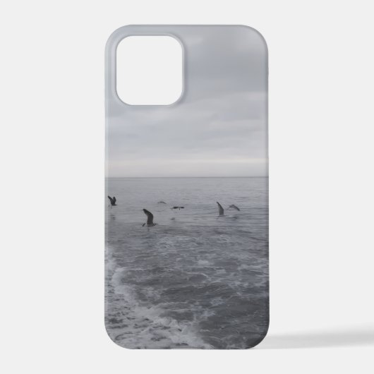 Ocean Freedom – Dolphins in Motion Phone Case iPhoneケース (裏面)
