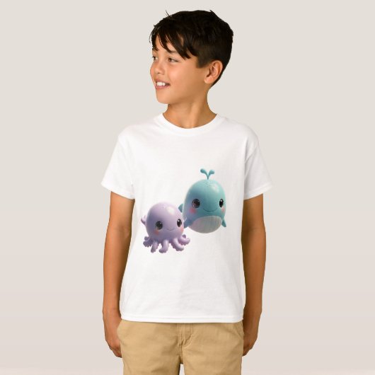 Ocean Friends 3D Tシャツ (正面フル)