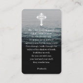 Ocean Funeral Memorial Prayer Photo Cards 名刺 (裏面)