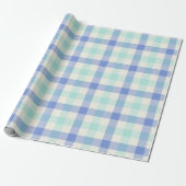 Ocean Gingham - Wrapping Paper ラッピングペーパー (アンロールド)
