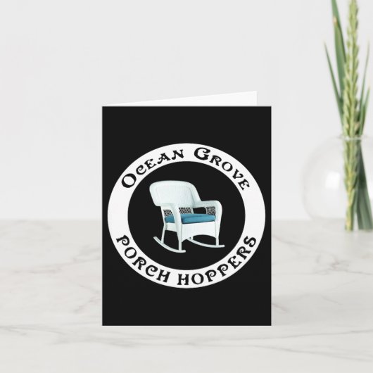 Ocean Grove Nj Rch Hopper Summer Beach Gift Men Wo カード (正面)