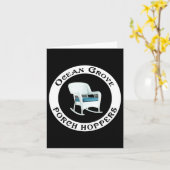 Ocean Grove Nj Rch Hopper Summer Beach Gift Men Wo カード (黄色い花)