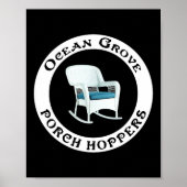 Ocean Grove Nj Rch Hopper Summer Beach Gift Men Wo ポスター (正面)