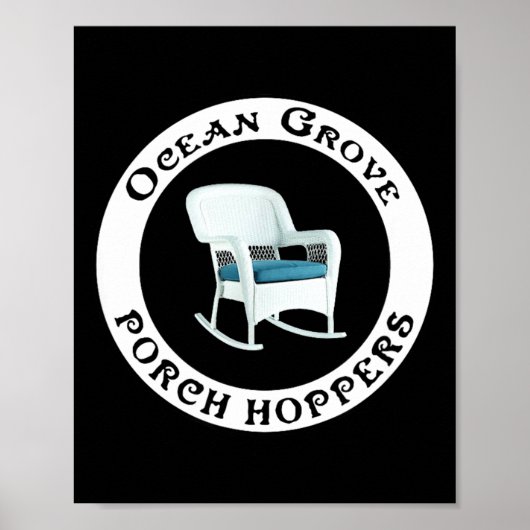 Ocean Grove Nj Rch Hopper Summer Beach Gift Men Wo ポスター (正面)