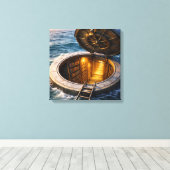 Ocean Hatch キャンバスプリント (インサイチュ (ウッドフロア))