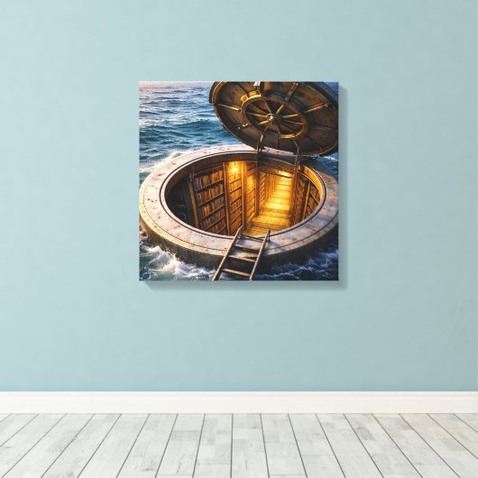 Ocean Hatch キャンバスプリント (インサイチュ (ウッドフロア))