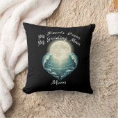 Ocean Heart Guiding Moon Mom クッション (ブランケット)